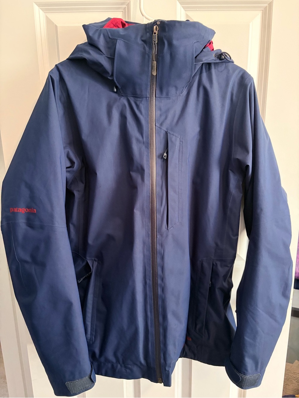PATAGONIA Women’s 3-in-1 Snowbelle Jacket Medium Navy and Red 31680